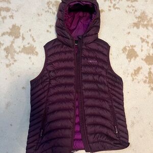 Marmot Violet Quilted Vest with Hood